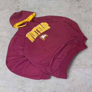 Mens vintage 2000s heavyweight winter Winthrop university red hoodie Size L